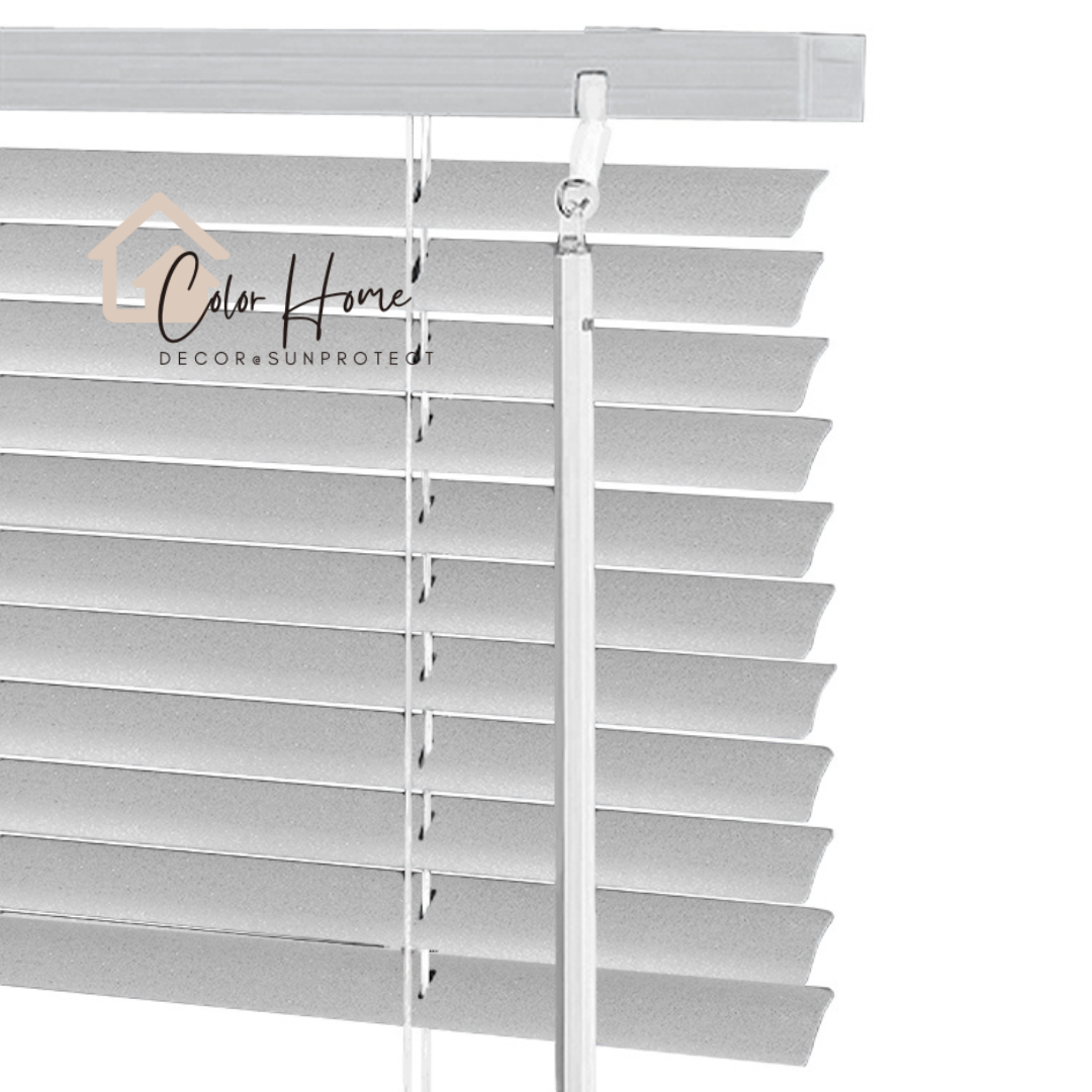 Горизонтальні жалюзі Стандарт, колір Білий Перламутр (N900-P)