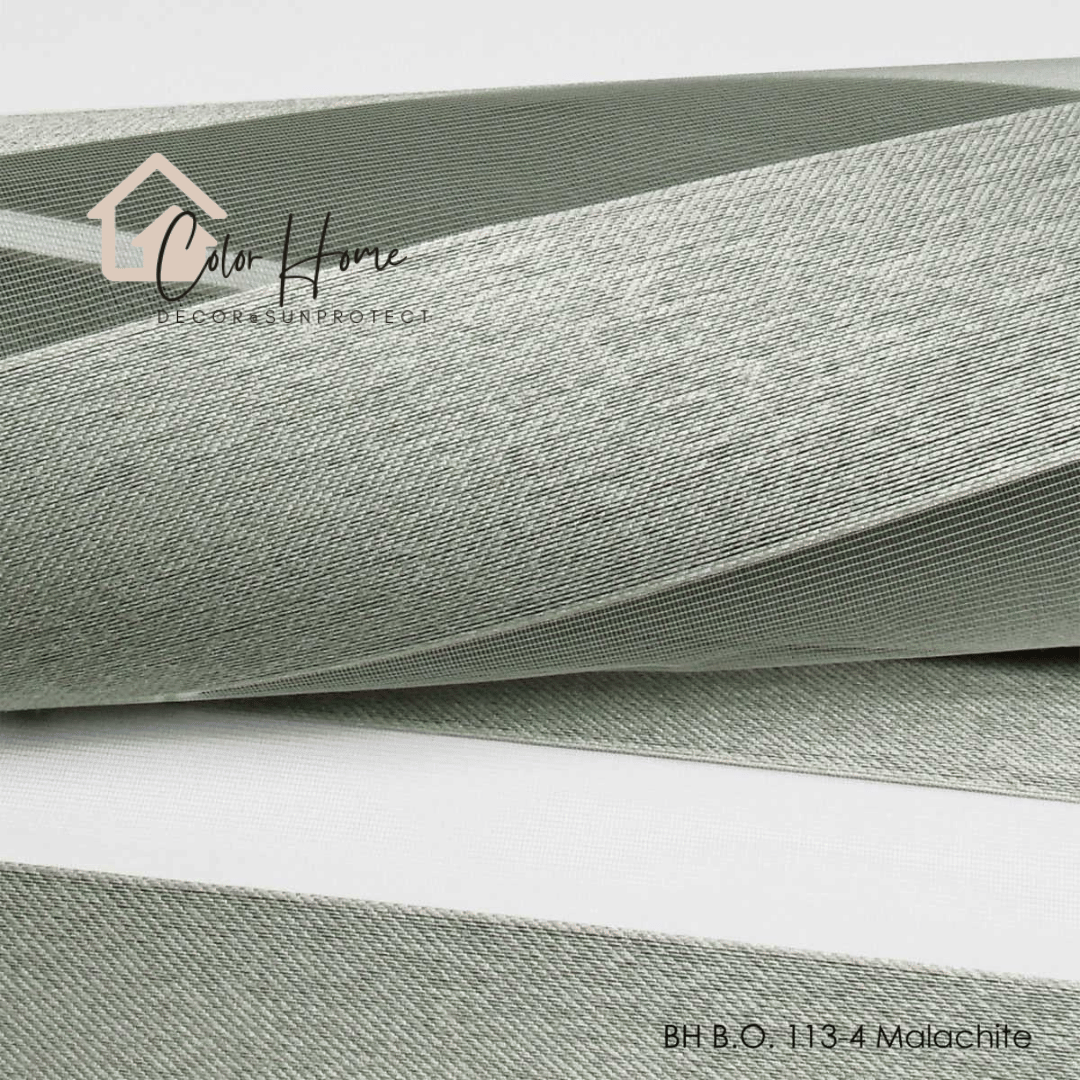 Ролети День-Ніч Колір Малахітова Зелень (Malachite) BH B.O. 113-4, відкрита система Mini Set