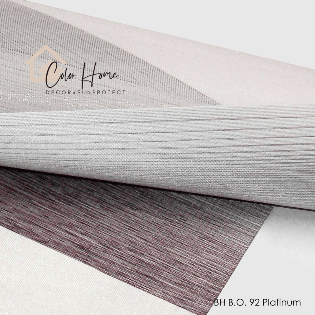 Ролети День-Ніч Колір Платиновий (Platinum) BH B.O. -92, відкрита система Mini Set