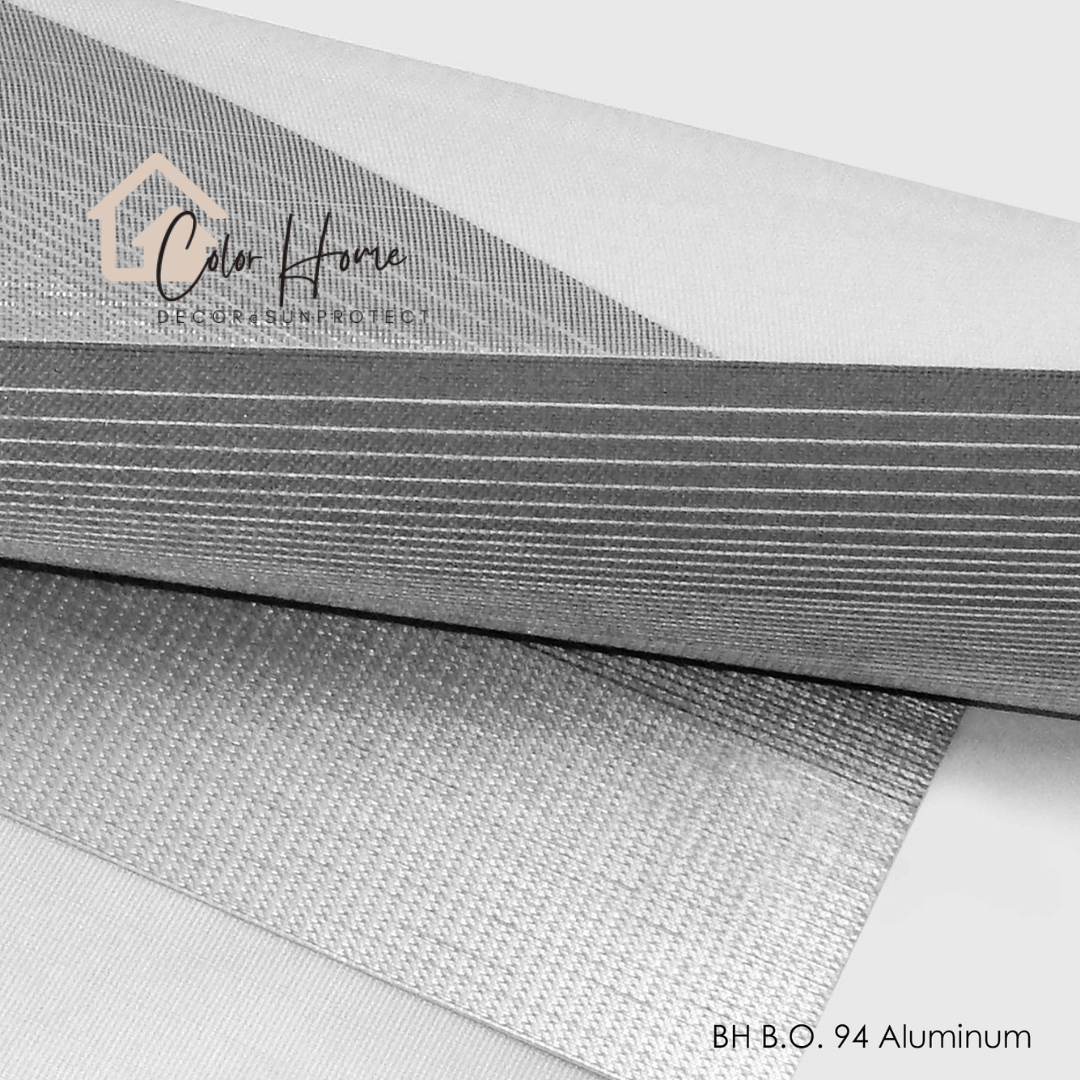 Ролети День-Ніч Колір Алюміній (Aluminum) BH B.O. -94, відкрита система Mini Set