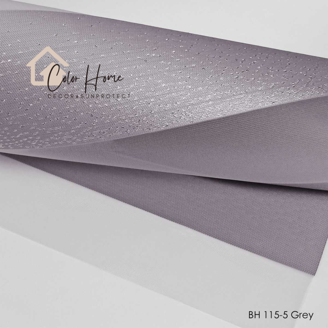 Ролети День-Ніч Колір Сірий (Grey) BH 115-5, відкрита система Mini Set