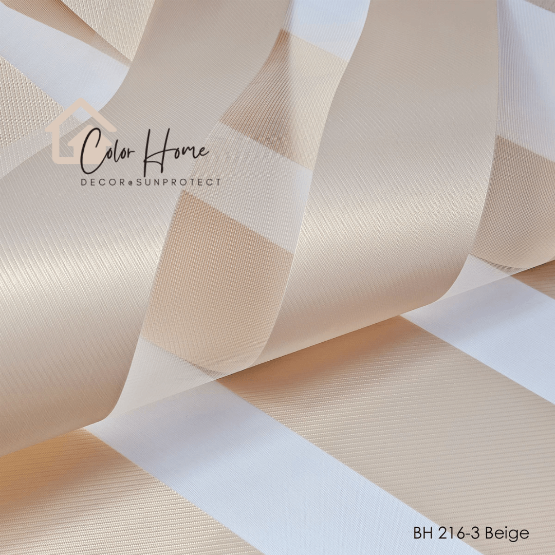 Ролети День-Ніч Колір Бежевий (Beige) BH 216-3, відкрита система Mini Set