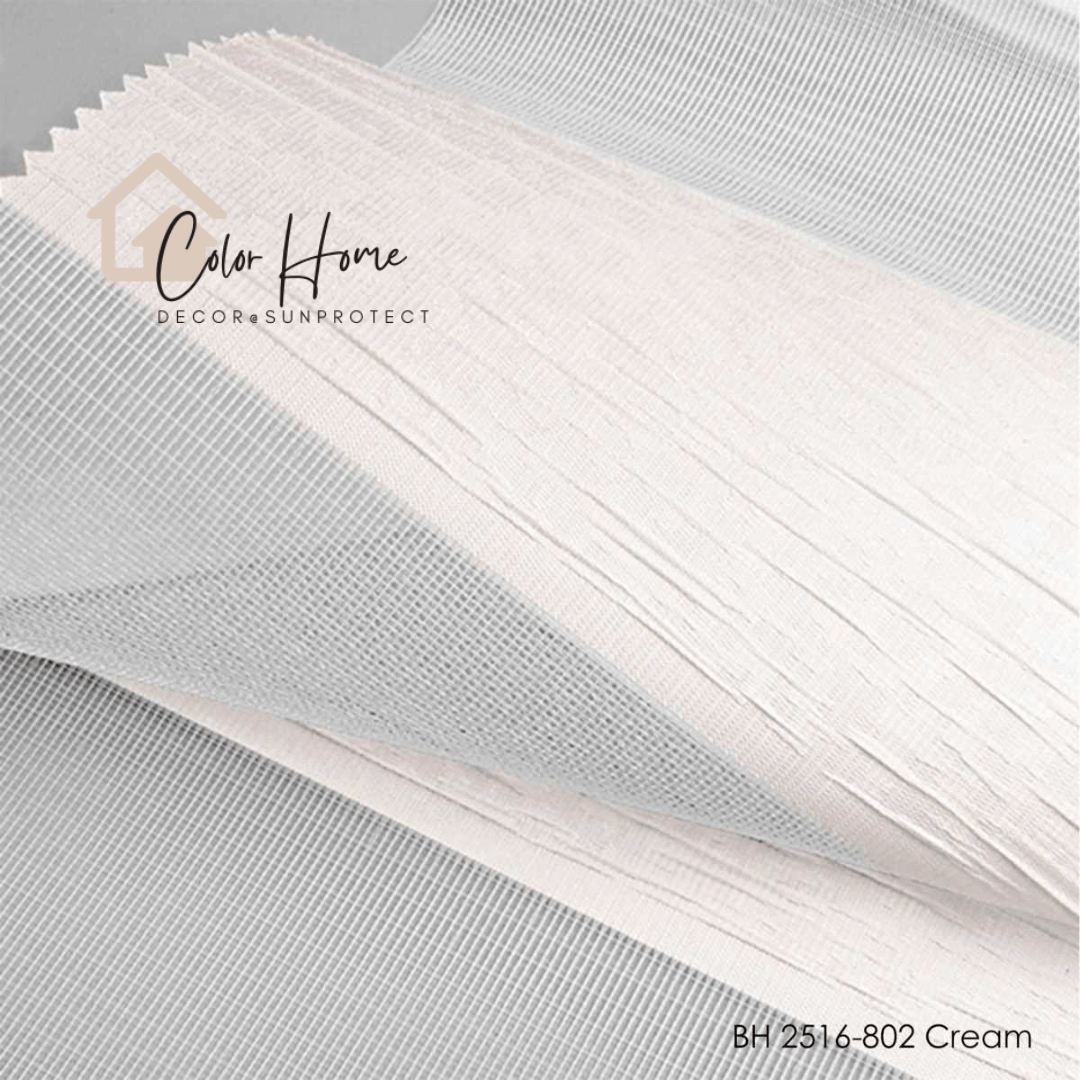 Ролети День-Ніч Колір Кремовий (Cream) BH 2516-802, відкрита система Mini Set