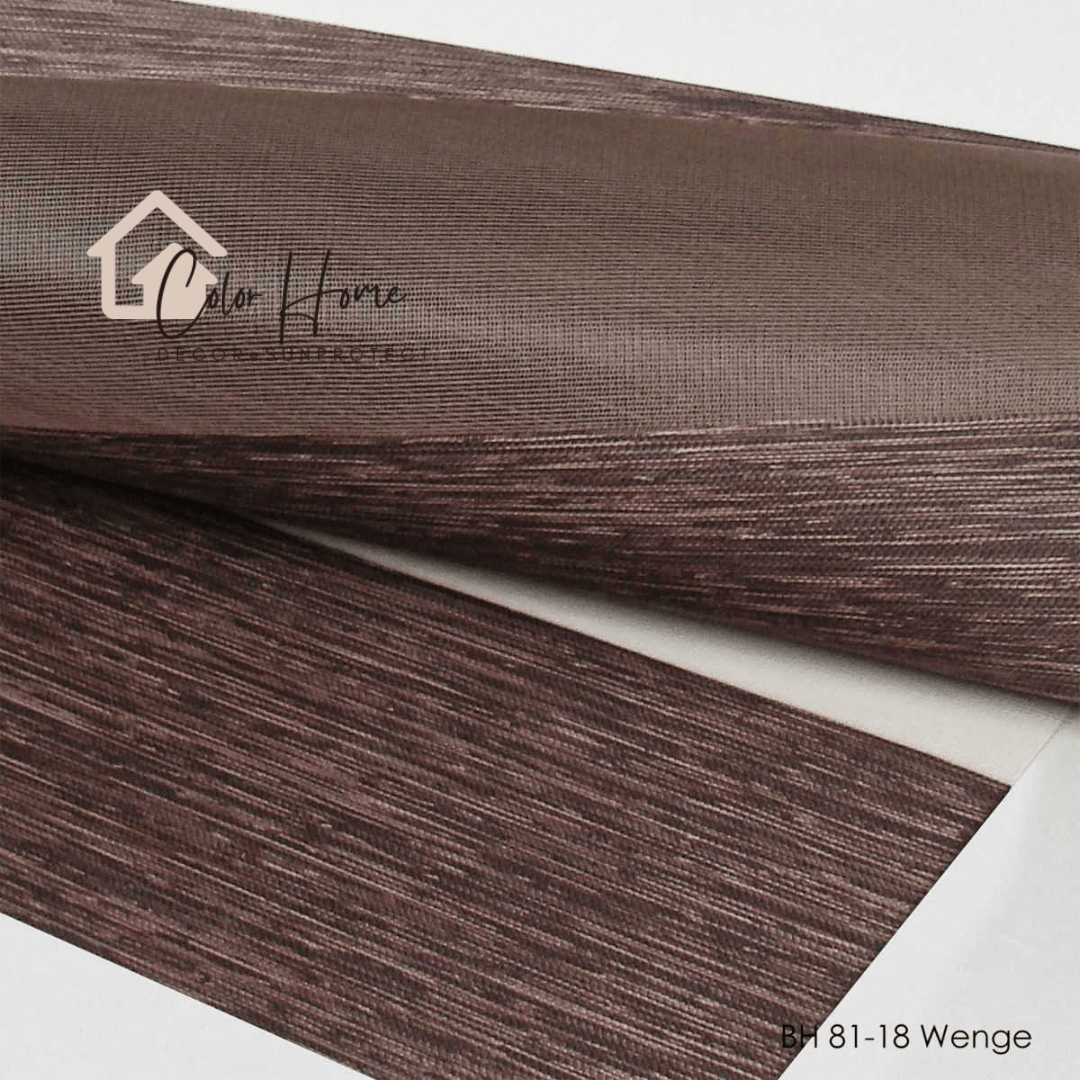 Ролети День-Ніч Колір Темно-Коричневий (Wenge) BH 81-18, відкрита система Mini Set