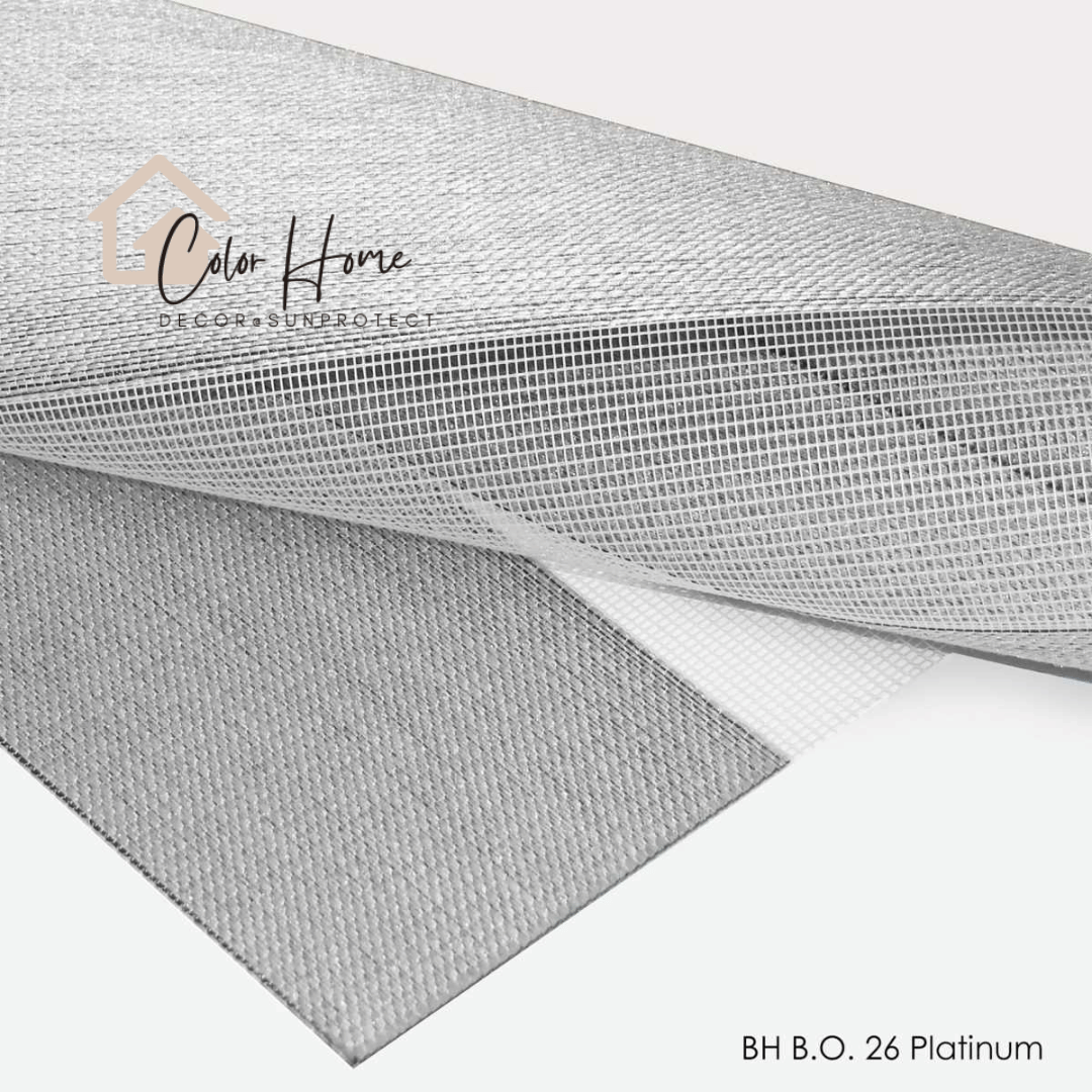 Ролети День-Ніч Колір Платиновий (Platinum) BH B.O. 26, відкрита система Mini Set