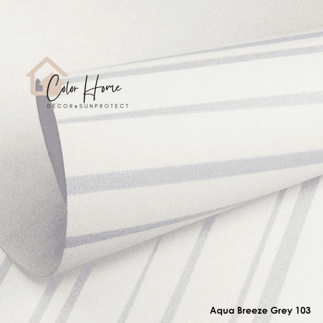 Тканинні ролети відкритого типу, колір Сірий – AQUA BREEZE