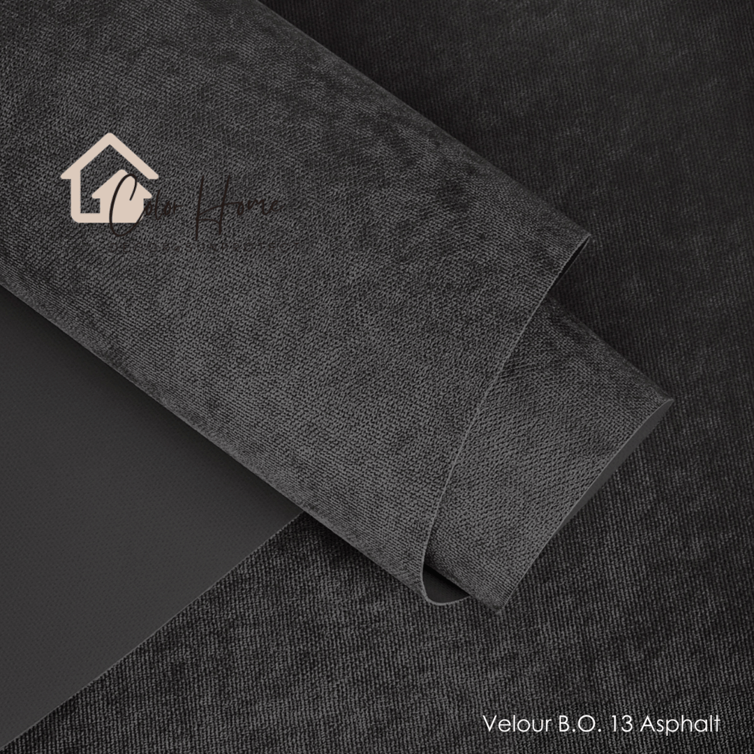 Тканинні ролети відкритого типу, колір Чорний – VELOUR B.O