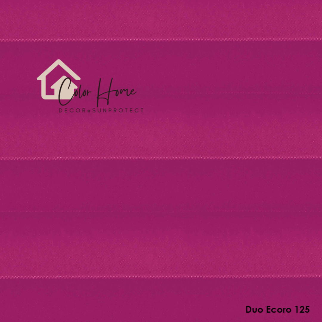 Жалюзі-плісе, колір Малиновий – Duo Ecoro 125
