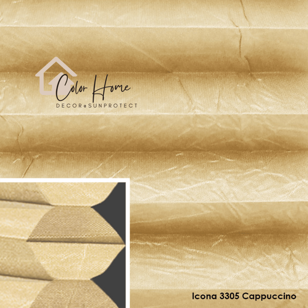 Жалюзі-плісе, колір Капучино — Icona 3305