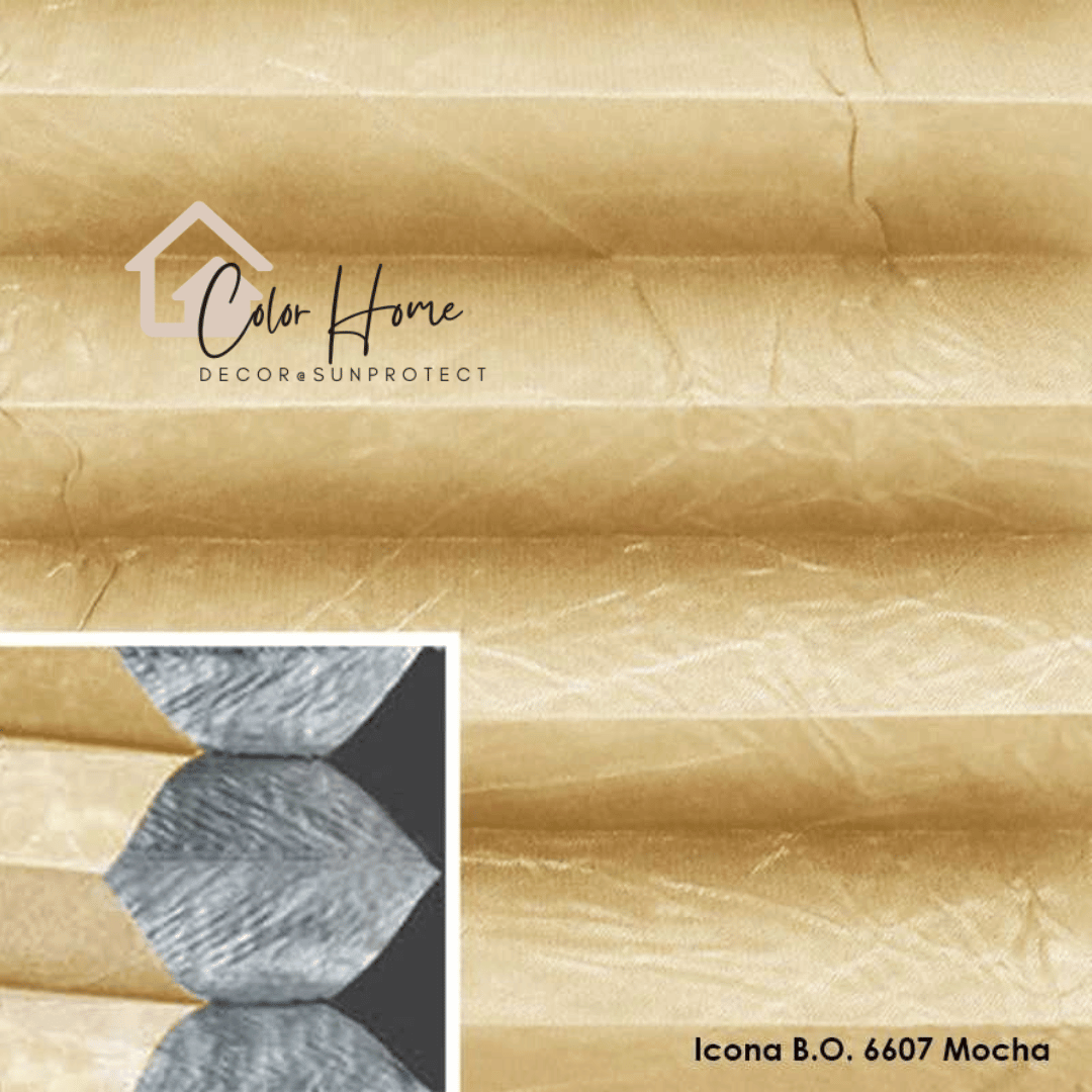 Жалюзі-плісе, колір Мокко Термо – Icona B.O 6607